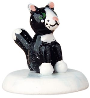 WiKi Miniatur Katze schwarz