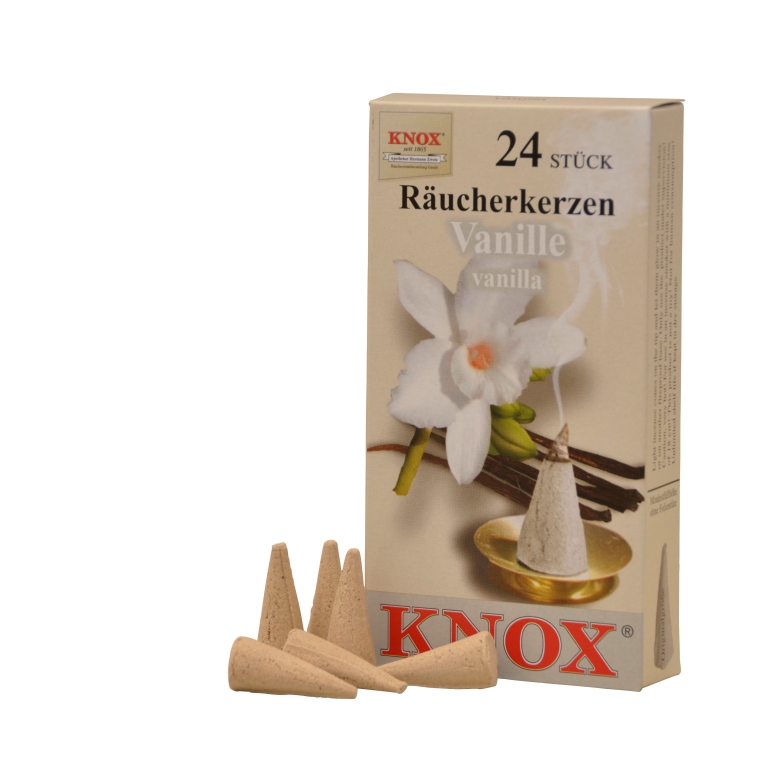 KNOX Räucherkerzen Vanille